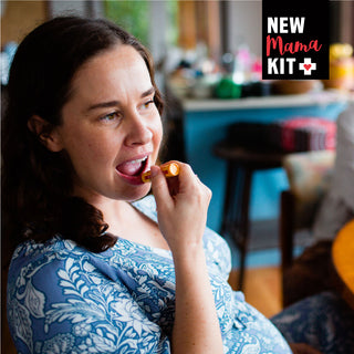 Opening a New Mama Kit Gift Hamper. Silk eye mask, foot rub for New Mum, Best pregnancy gifts, maternity leave gifts, Gift Hampers Sydney, Brisbane New Mum gift, Melbourne gift hampers, Gifts delivered to maternity ward, Best hampers for New Mums